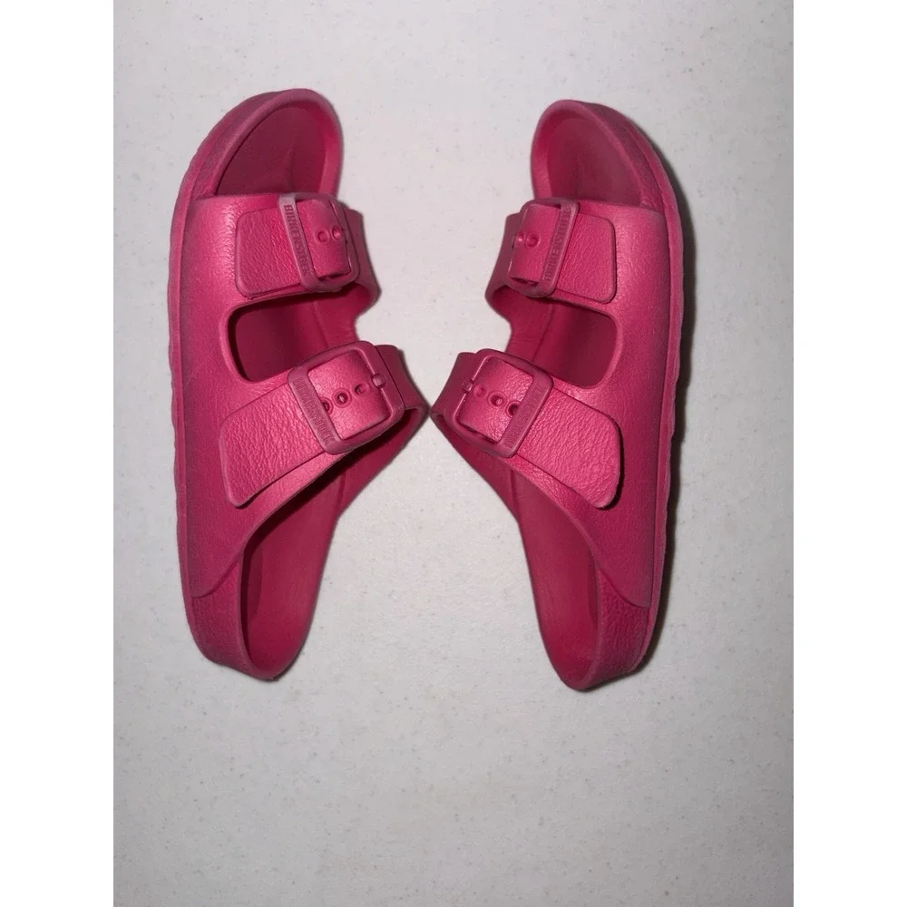 Girls Birkenstock Arizona Pink Sandals Slides Kids Size EU 28 US 10